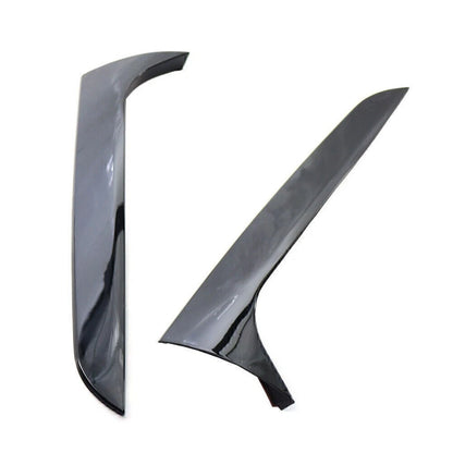 Carbon Fiber Console AC/CD Panel Frame Cover Trim for Audi A4 A5 (2010–2016)