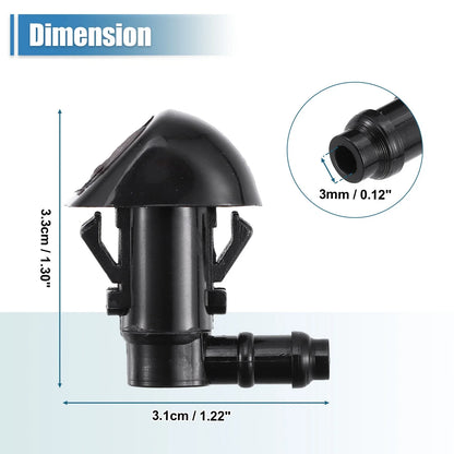 Front Windshield Washer Nozzles for Honda Pilot (2009-2015) - 2 x 76810-SZA-A01