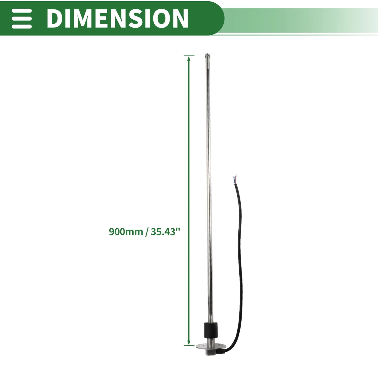 Fuel Sending Unit and Gauge Kit 0-190 Ohm for Boat Car Vehicle (0-190)