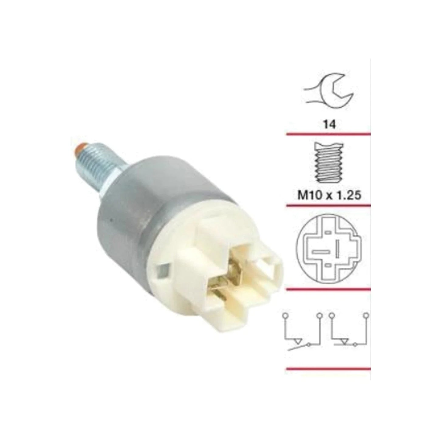 Brake Stop Light Switch for Toyota MR2 SW20 2.0L 3S-GTE 3S-GE (1989-1991)