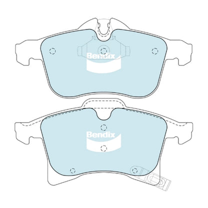 Set of 4 Bendix Front Disc Brake Pads for Holden Astra AH TS & Combo XC (1998–2010)