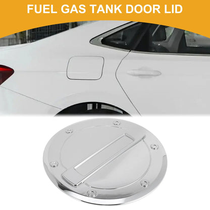 Fuel Tank Door Cap for Dodge Ram 2023-2025 Gas Tank Flap Chrome Silver Tone
