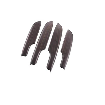4x ABS Wood Pattern Door Armrest Cover Trim for Honda Civic (2006–2011)