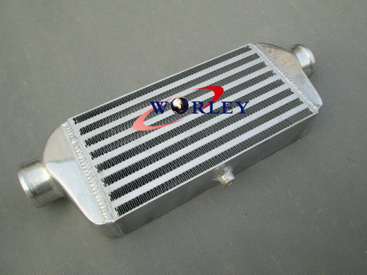 Aluminum Turbo Intercooler 280 x 130 x 50 mm 2.2" Inlet/Outlet for Car