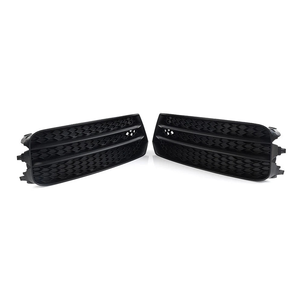 Front Fog Light Grille Cover with Chrome Trim for Audi A6 S6 C8 (2019–2023)