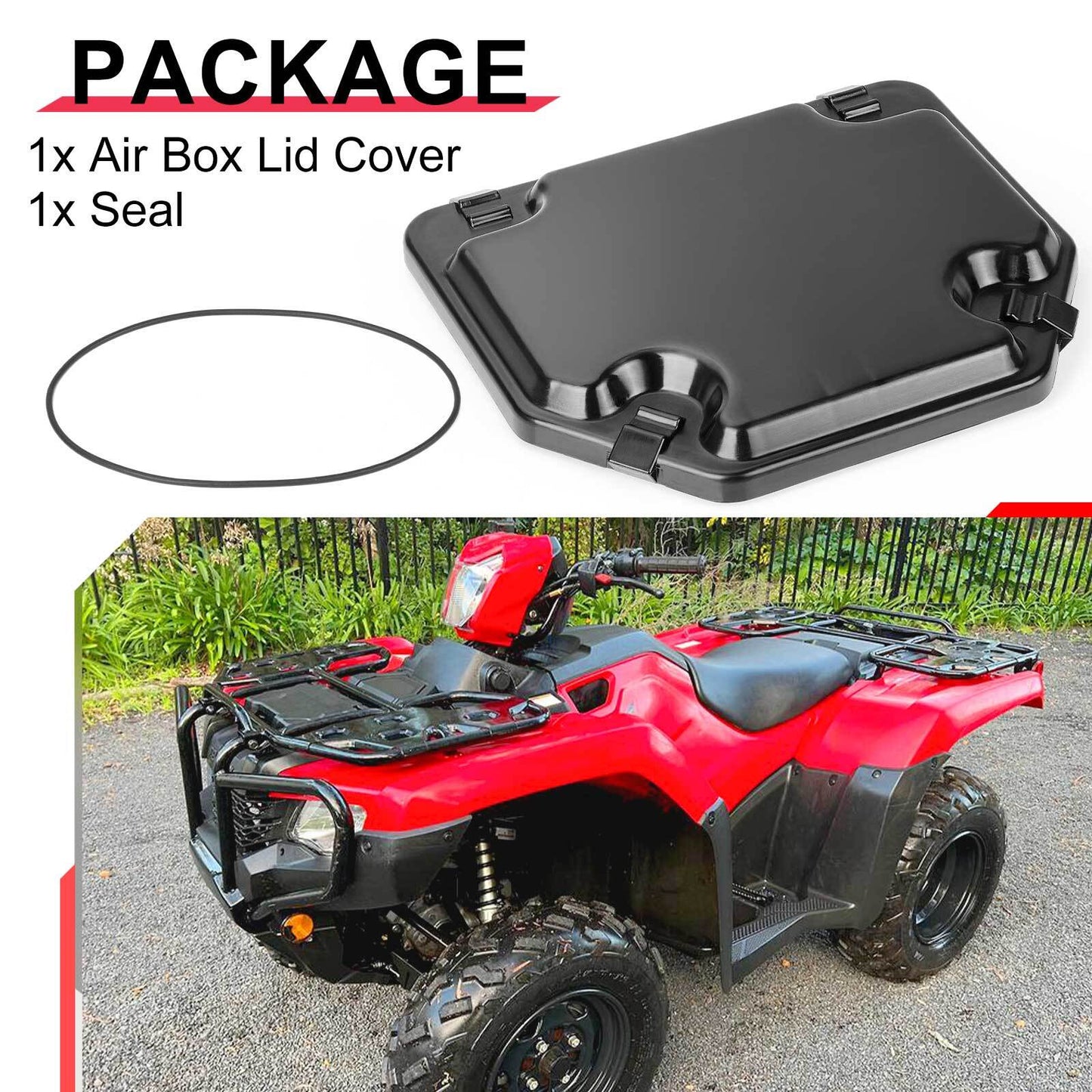 Air Box Lid Cover for Honda ATV TRX250 TRX250EX TRX250X TRX250TM (2001–2014)