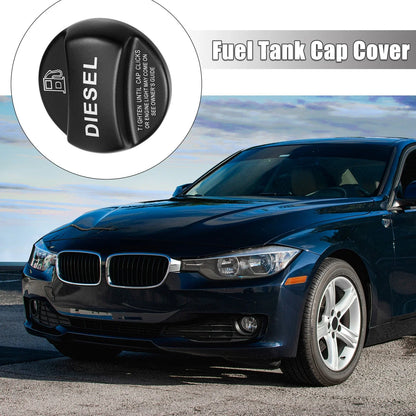Diesel Fuel Tank Cap Cover for BMW 1/2/3/4/5/7 Series Black