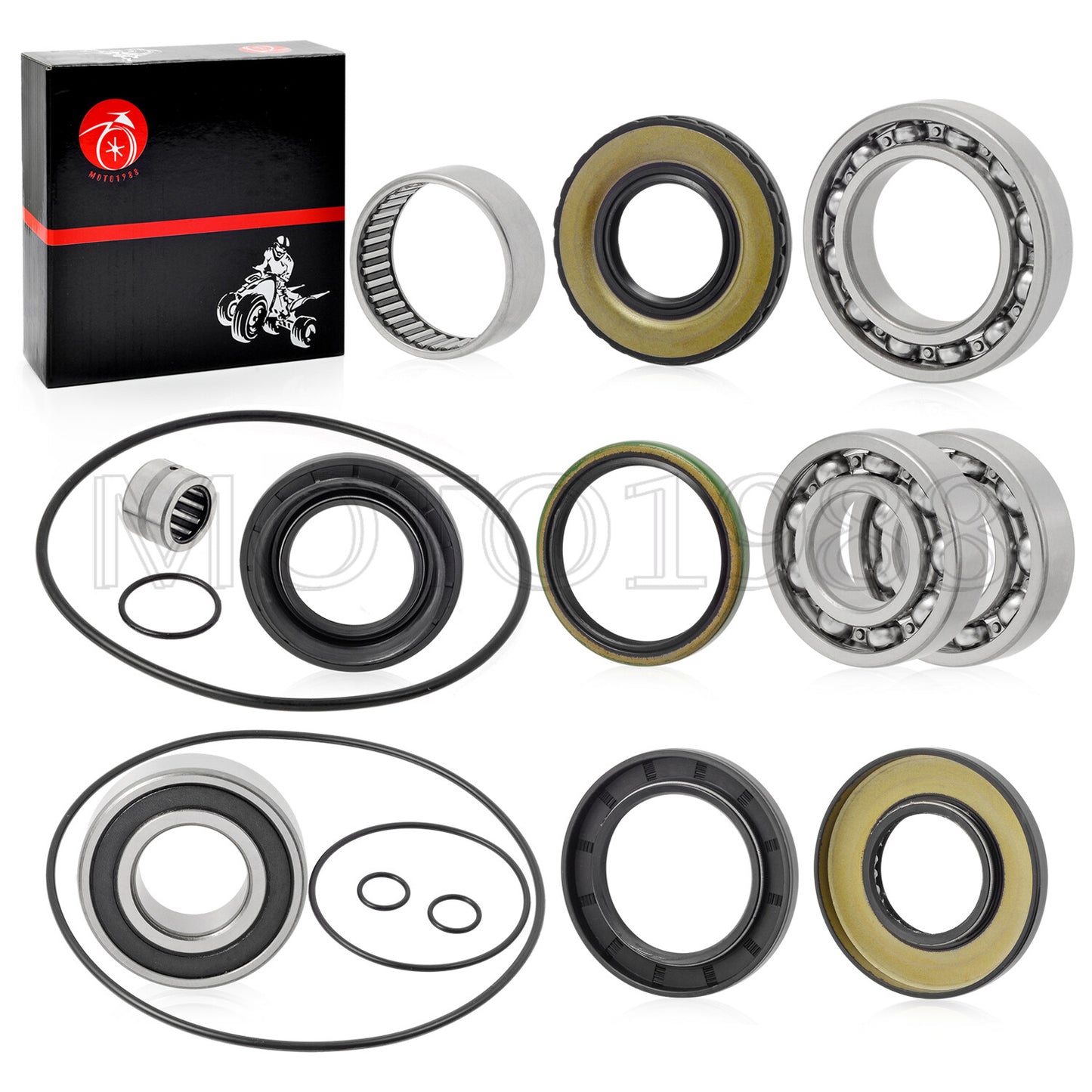 Rear Axle Seal Bearing O-ring Kit for Suzuki Quadsport Z250 (2004–2009)