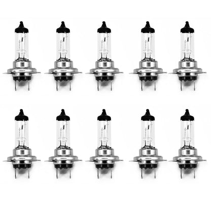 H7 Xenon Headlight 10pcs Halogen Light Lamp Bulbs for Car