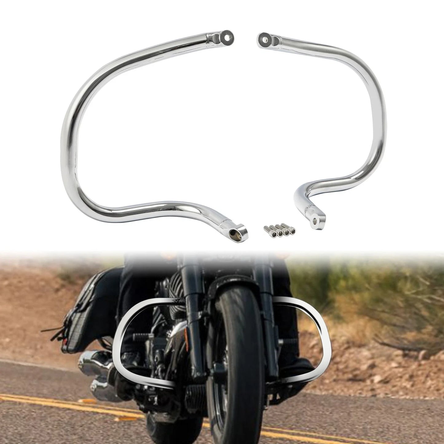 Chrome Engine Guard Crash Bar for Indian Super Chief Limited (2022-2023)