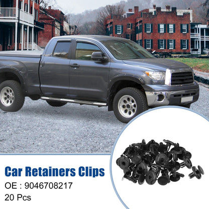 20 Pcs Radiator Cover Retainers Clips for Toyota 4Runner (No. 9046708217)