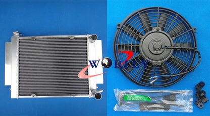 Aluminum Radiator with Fan for Mazda RX2 RX3 RX4 RX5 (1970–1985)