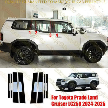 Pillar Posts Cover Trim / 8Pcs for Toyota Land Cruiser (2024–2025)