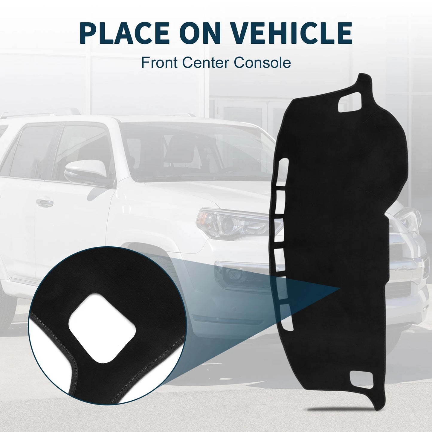 Dashboard Cover Mat for Nissan Dayz B40 Series (2014–2020) Black