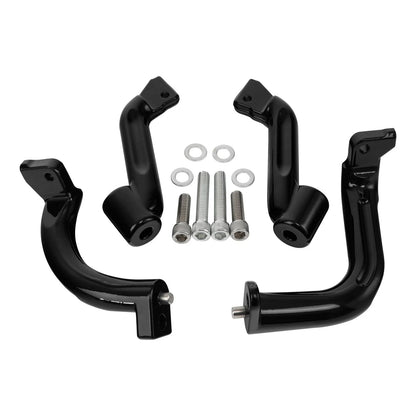 Rider Driver Footboards Mount Bracket for Harley Touring Street Glide (14-24)
