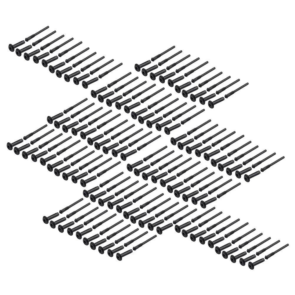 100Pc 1/4" Hole Flare Bumper Rivet Clips for Chrysler Jeep (2007-2018)