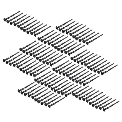 100Pc 1/4" Hole Flare Bumper Rivet Clips for Chrysler Jeep (2007-2018)