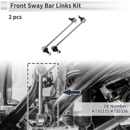 Front Stabilizer Bar Links for Mercedes-Benz C230 (No.K750335/K750336)