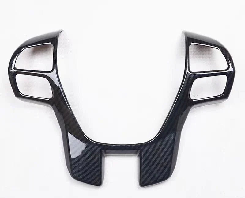 Carbon Fiber ABS Interior Steering Wheel Cover Trim for Ford Ranger (2015–2022)