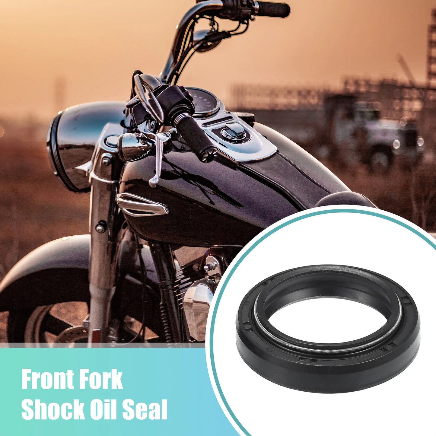 2X 33mmx45mm Front Fork Shock Oil Seal for Yamaha YZF-R125 (2008–2014)