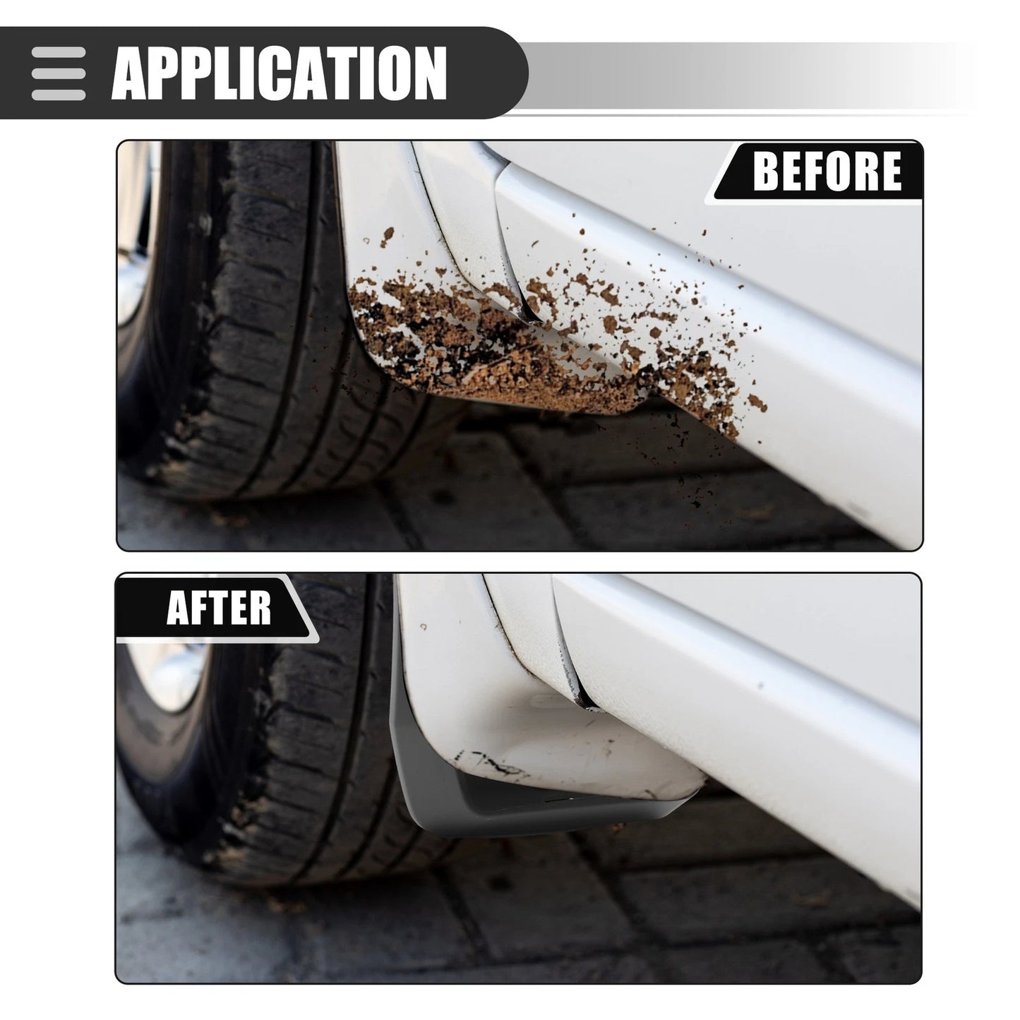Set of 4 Mud Flaps Splash Guards for Honda Accord (2018–2019)