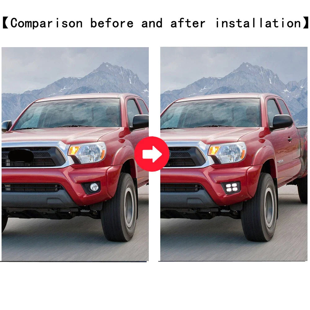 LED Daytime Running Lights  Front for Toyota Tacoma (2012-2015)