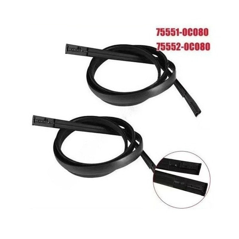 Pair of Roof Molding Drip Side for Toyota Sequoia (2008–2021)