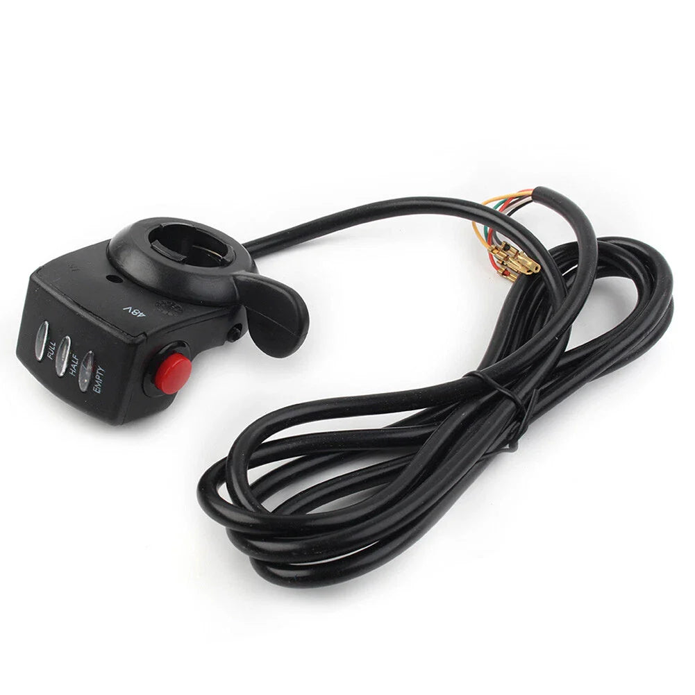 48V Twist Throttle Thumb Control for Electric Bike Scooter Mobility