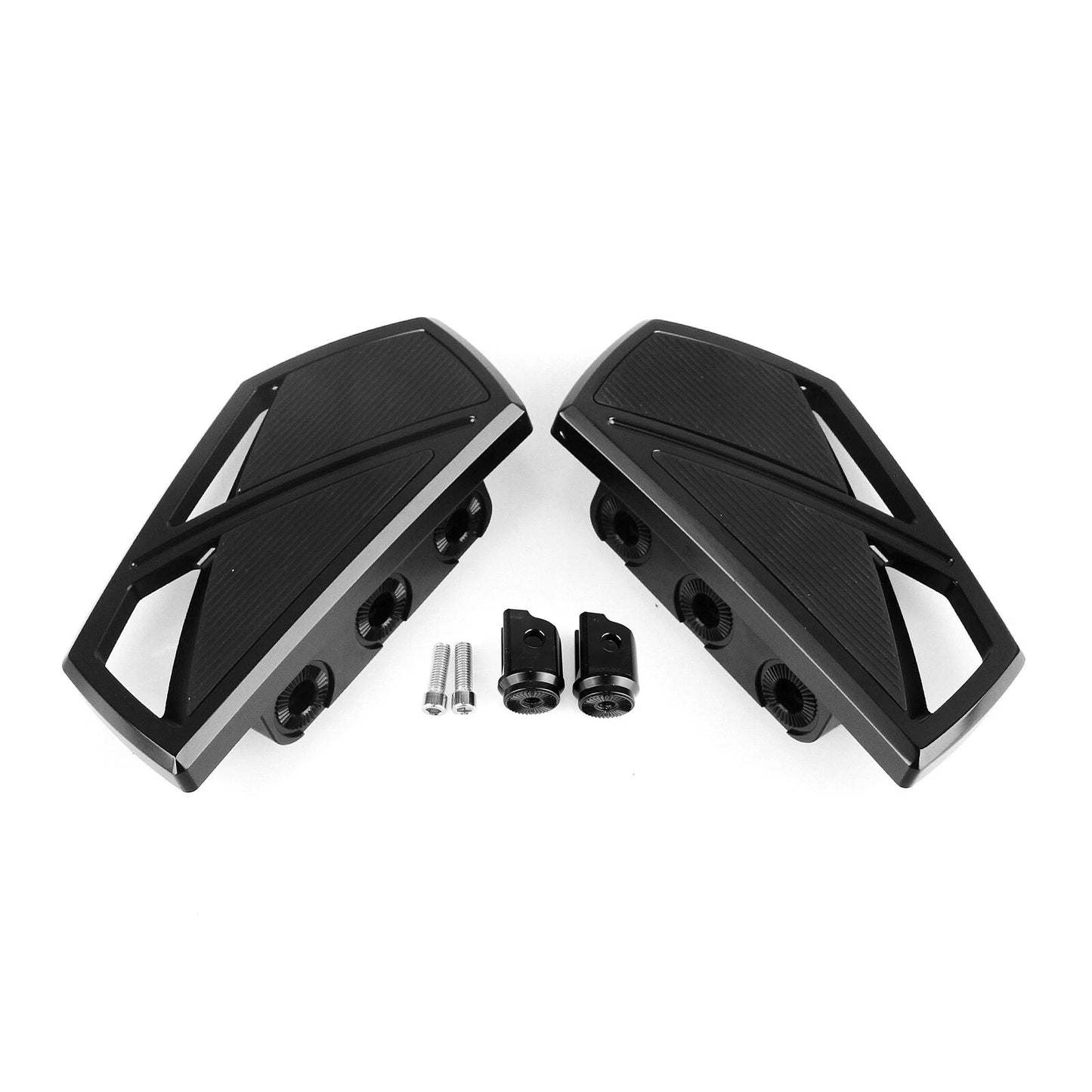 1 Pair Black Front Foot Pegs for Harley Softail Sport Glide (2018-2025)