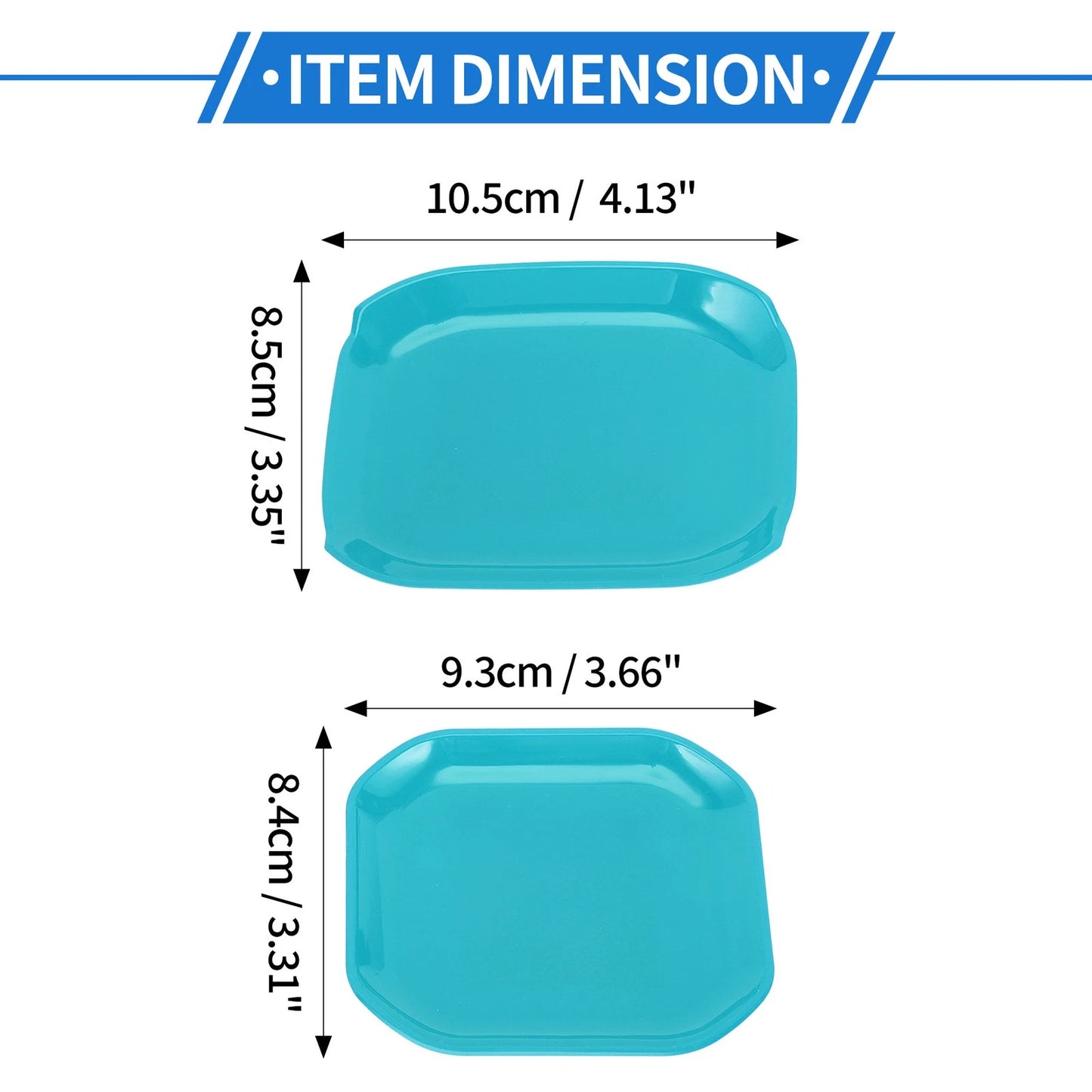 5 Pcs Door Bowl Cover Trim for Jeep Wrangler JL (2018–2022) ABS Light Blue