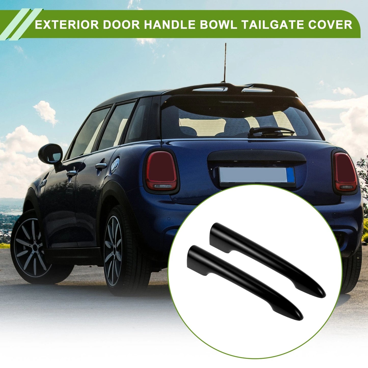 Tailgate Handle Cover for BMW Mini Cooper F54 Clubman (2014–Present) Black