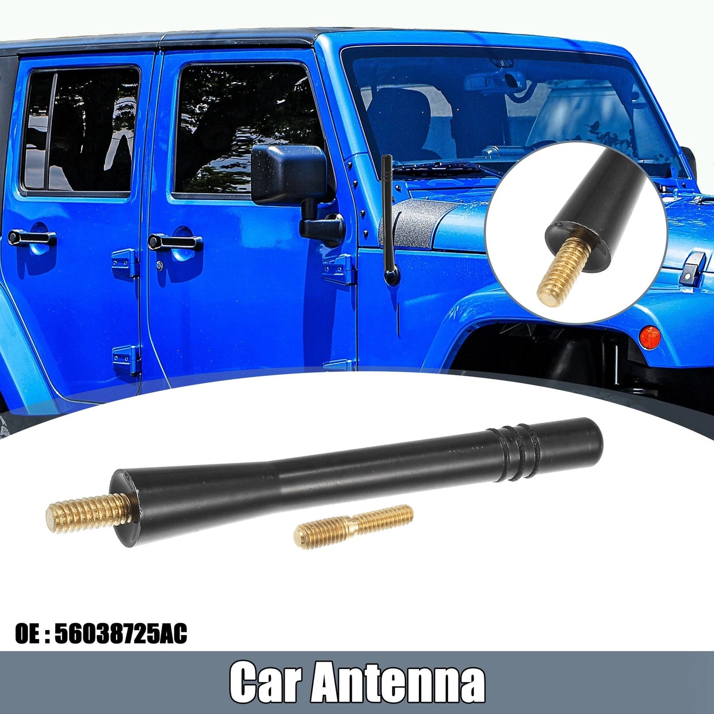 12V Car Antenna for Jeep Wrangler (2007–2018) No. 56038725AC