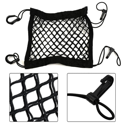 Cargo Net Tool for Motorcycle Bike Car Hook Hold Bag Mesh Plastic Hooks