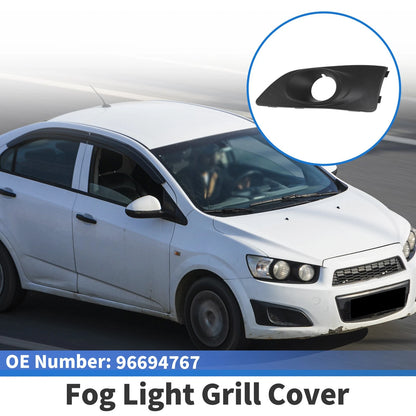 Fog Light Grill for Chevrolet Aveo (2011–2014) No. 96694767 Black