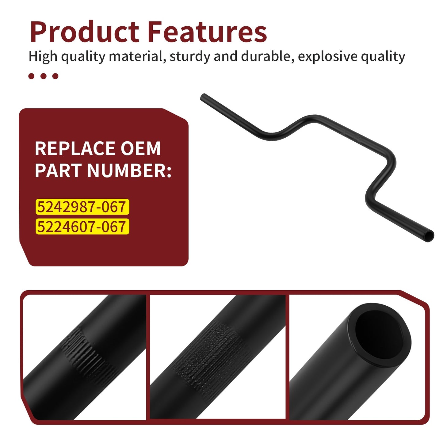 Handlebar for Polaris Magnum Sportsman Worker Xplorer Hawkeye ATV