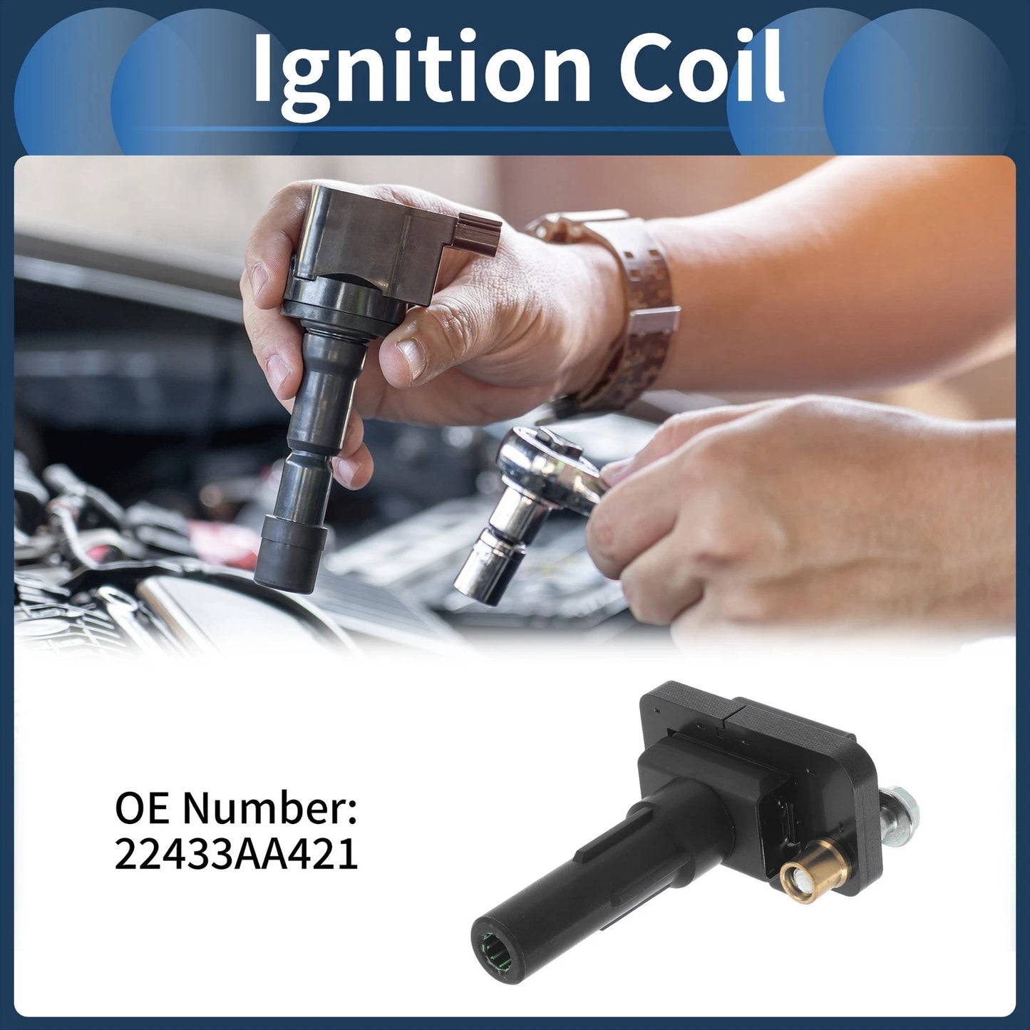 Ignition Coil Pack No. 22433AA421 for Subaru Impreza (2002–2005)