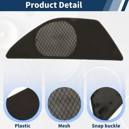 Speaker Grills Cover for BMW 5 Series (2010–2017) Left Door Plastic Mocha