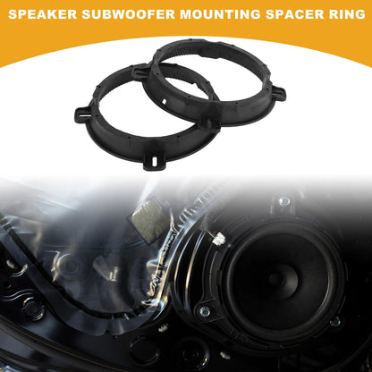2X Speaker Subwoofer Mounting Spacer Bracket Ring for Hyundai 6.5" ABS