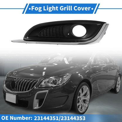 1 Pc Fog Light Grill for Buick Regal (2014–2017) No. 23144351/23144353