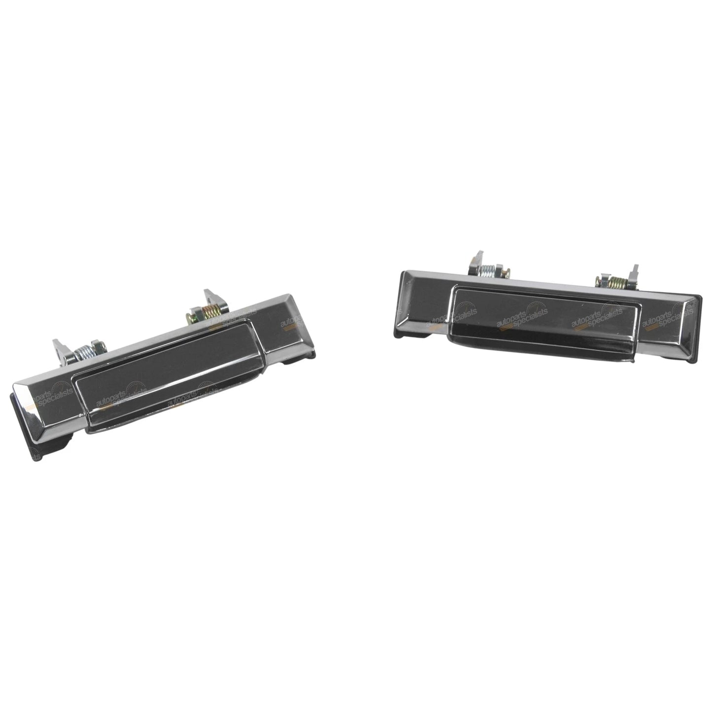 Set of 2 Chrome Door Handles for Landcruiser HZJ75 FZJ75 (1990–1999)