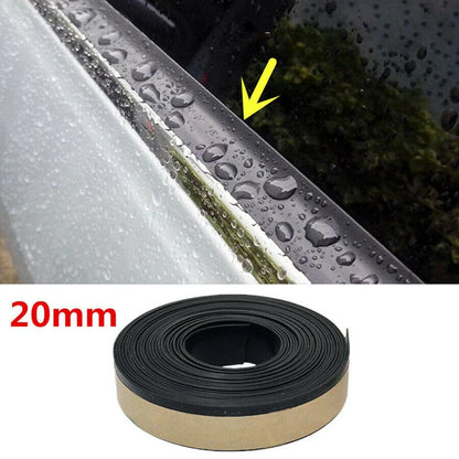 13FT Rubber Auto Side Door Seal Weatherstrip Rain Visor for Universal