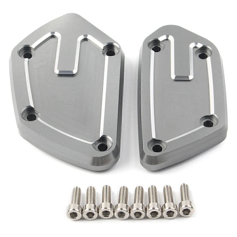 Silver Front Brake & Clutch Reservoir Cap for BMW K1600GT R1200GS R1250R R nineT (2011-2023)