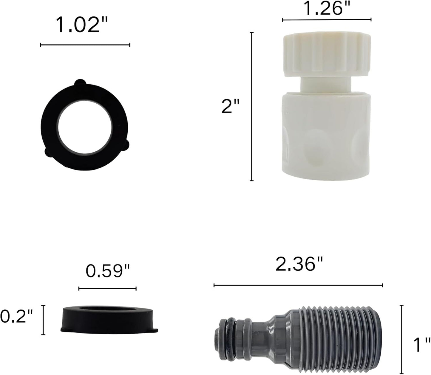 Quick Connect Flush Kit for Johnson Evinrude Outboard