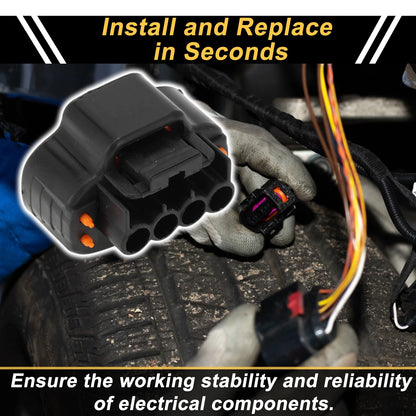 1 Pc Distributor Sensor Connector Plug for Toyota (No. 9098011150)