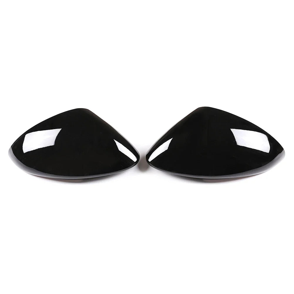 Glossy Black Side Rearview Mirror Caps for Alfa Romeo Stelvio (2017-2022)