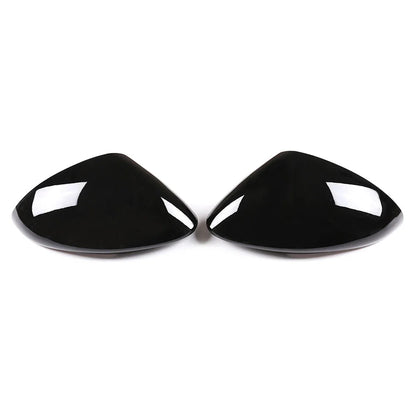 Glossy Black Side Rearview Mirror Caps for Alfa Romeo Stelvio (2017-2022)