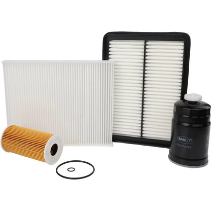Oil Air Fuel Cabin Filter Kit for Hyundai Santa Fe CM (2010–2012)