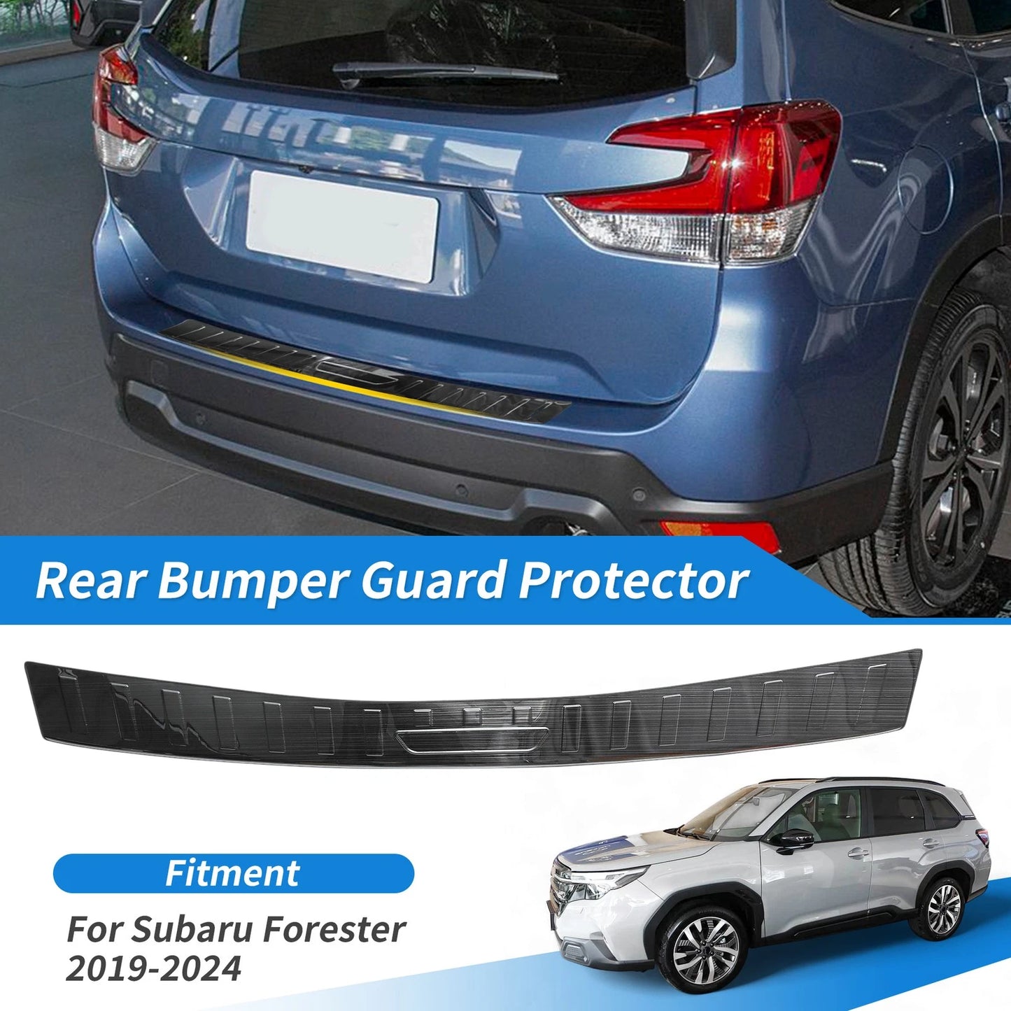 Rear Bumper Guard Protector for Subaru Forester (2019–2024)