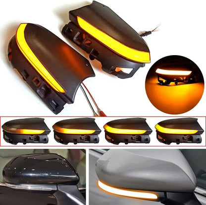 2x Sequential Wing Mirror Turn Signal Lamp for Toyota Camry (2018–2023)