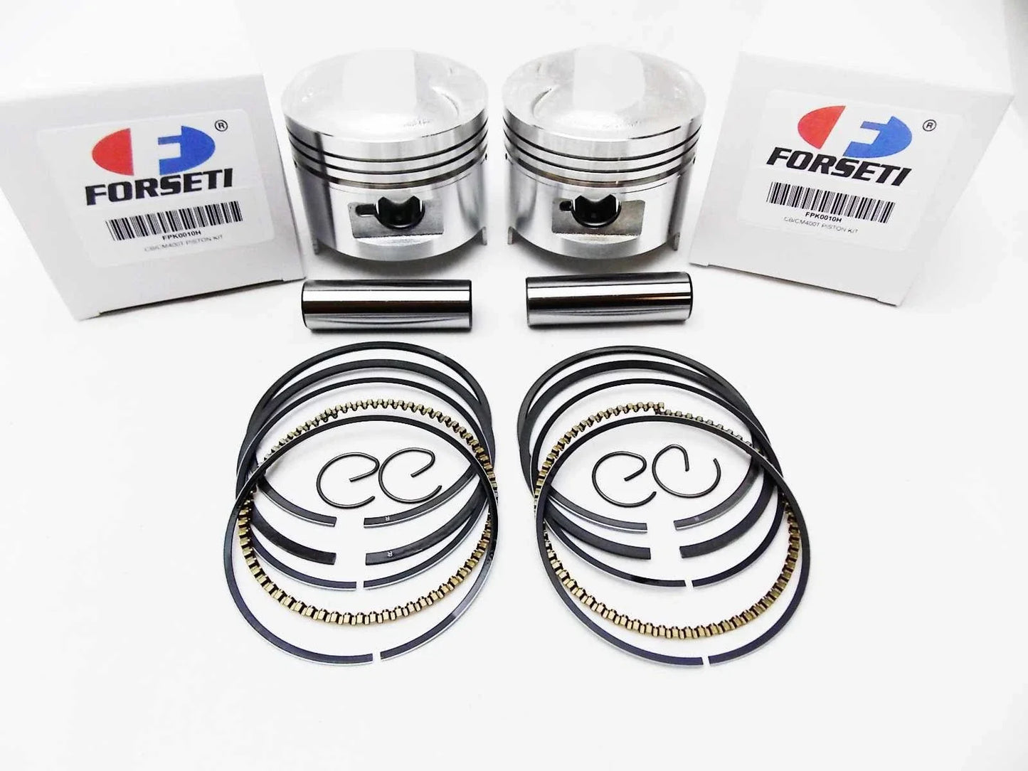 70.5mm Piston Set w/ Rings & Clips for Honda CM400T (1979)